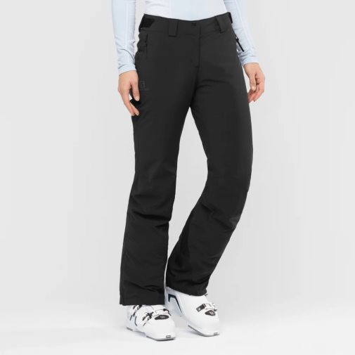 Black Salomon The Brilliant Women's Ski Pants | IE ZI0319